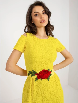 LK SK 506318 šaty.16P žlutá LK SK 506318 šaty.16P žlutá