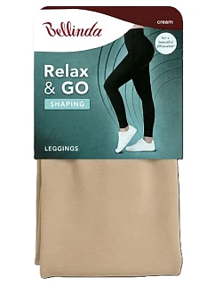 Formující dámské legíny RELAX & GO SHAPING LEGGINGS - BELLINDA - smetanová