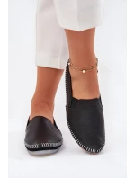 Kožené Baleríny Maciejka T3512-71 Černé