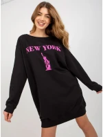 Mikina VI BL 3212.15X černá a růžová Mikina VI BL 3212.15X černá a růžová