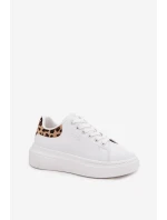 Dámské tenisky na platformě Big Star – bílé