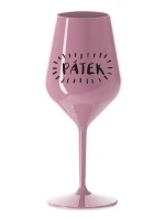 PÁTEK - světle růžová nerozbitná sklenice na víno 470 ml PÁTEK - světle růžová nerozbitná sklenice na víno 470 ml