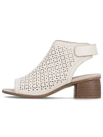 Remonte béžové Remonte dámské kožené sandály Rieker R8777-60 Remonte béžové Remonte dámské kožené sandály Rieker R8777-60