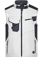 Daiber JN 845 Pracovní vesta - Strong 02.0845 white/carbon Daiber JN 845 Pracovní vesta - Strong 02.0845 white/carbon