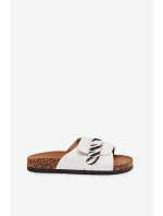 Dámské Pantofle S Klepem Na Korkové Platformě Béžové Baylin