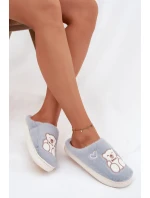 Fotrnné pantofle s medvídkem modré Noralie Fotrnné pantofle s medvídkem modré Noralie