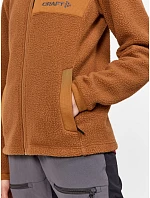 Craft Corporate ADV Pile Fleece Jacket W Dámská fleecová bunda Sherpa 81.2221 ecru/black