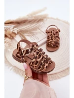 Dětské Sandály Dívčí Z Eko Kůže Leopard Mariana Dětské Sandály Dívčí Z Eko Kůže Leopard Mariana