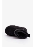 Dětské sněhule zateplené černá Nallita Dětské sněhule zateplené černá Nallita