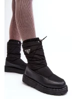 Dámské sněhule se silnou podrážkou, černá Lureta Dámské sněhule se silnou podrážkou, černá Lureta