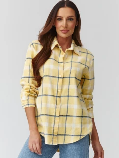 Košile s dlouhým rukávem  model 224090 Makadamia