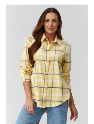 Košile s dlouhým rukávem  model 224090 Makadamia