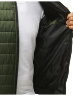 Pánská přechodná prošívaná zelená bunda TX3408