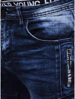 Pánské džínové bojové kalhoty modré FashionStreet UX4329