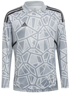 Dětské brankářské tričko adidas Condivo 22 s dlouhým rukávem šedé HB1646