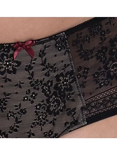 Fleur vyšší kalhotky 1355 black - RosaFaia