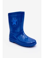 Dětské gumové holínky modré Malvi