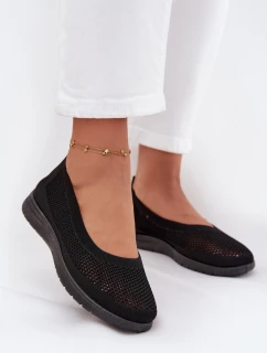 Dámské Síťované Baletky Ve Sportovním Stylu Černé Virella