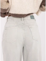 Kalhoty D80028BB62487A1 světle šedé