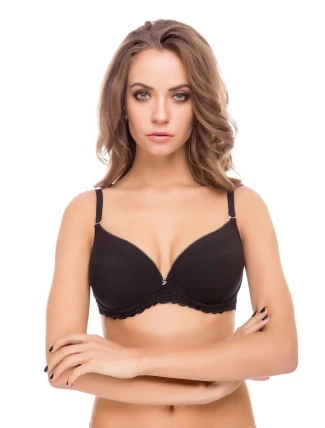 Balkonová podprsenka 3714 černá - Leilieve Balkonová podprsenka 3714 černá - Leilieve