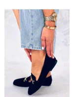 Dámské boty / Mokasíny 2393 Černá - Ideal shoes