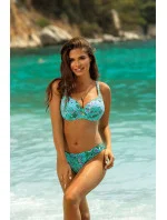 Dámské dvoudílné plavky Bora Bora 5 S940BR5 zelené s květinovým vzorem - Self Dámské dvoudílné plavky Bora Bora 5 S940BR5 zelené s květinovým vzorem - Self