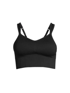 CASALL Bezešvá vycpaná sportovní podprsenka černá