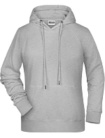 Daiber 8023 Dámská raglánová mikina s kapucí 02.8023 grey heather Daiber 8023 Dámská raglánová mikina s kapucí 02.8023 grey heather