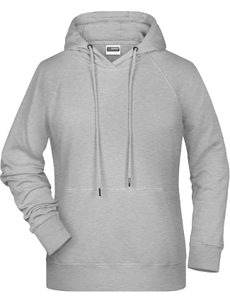 Daiber 8023 Dámská raglánová mikina s kapucí 02.8023 grey heather Daiber 8023 Dámská raglánová mikina s kapucí 02.8023 grey heather