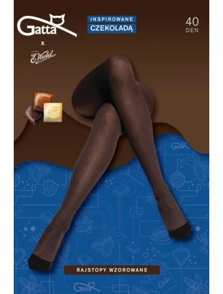 Gatta Tights 40 DEN barva:dark choco Gatta Tights 40 DEN barva:dark choco