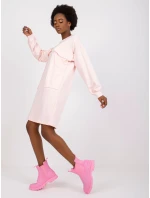 Dámské šaty Dress-EM-SK-717.33X-světle růžová