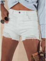 Dámské džínové šortky POPGLAM white FashionStreet SY0397