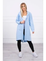 Modrá bunda s potiskem Modrá bunda s potiskem