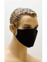 Bavlněná rouška jednovrstvá L-XL černá Bavlněná rouška jednovrstvá L-XL černá