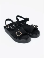 Originální sandály černé dámské platforma Originální sandály černé dámské platforma