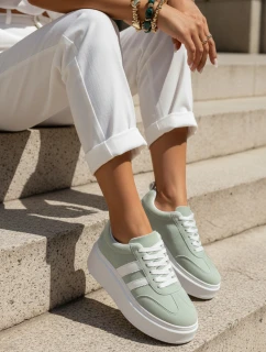 FashionStreet mint dámské tenisky ZY1375