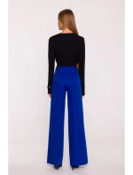 M875 Kalhoty se širokými nohavicemi - královská modř