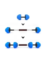 HMS SGG30 BAR sada závaží 2 v 1 (činka a činky) 30 kg