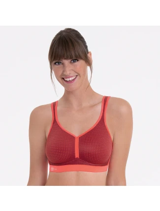 performance sportovní podprsenka moldovaná 5566 fire/coral - Active