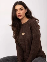 RV SW jumper A1026.52 hnědý RV SW jumper A1026.52 hnědý