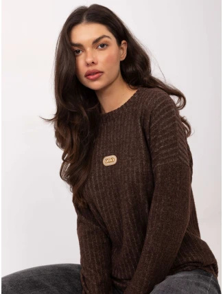 RV SW jumper A1026.52 hnědý RV SW jumper A1026.52 hnědý