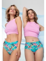 Kalhotky Sea Stars Simple Maxi zeleno-červené - Julimex Kalhotky Sea Stars Simple Maxi zeleno-červené - Julimex