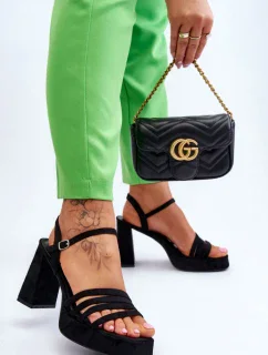 Sandály na podpatku model 179122 Step in style