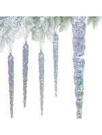 RAMPOUCHY - DUHOVÁ ZÁVĚSNÁ DEKORACE 22 CM 4 KS