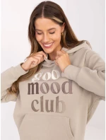 Mikina D10608BC02802A2NO světle béžová