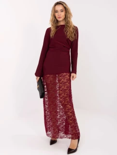 Šaty MI SK 3310.63 bordó