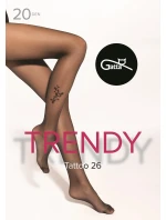 Punčocháče Gatta Trendy Tattoo wz.26 20 den 2-4 Punčocháče Gatta Trendy Tattoo wz.26 20 den 2-4
