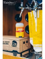 Sada Food Truck Socks Box Beer Burger 3 páry