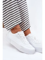 Nízké sneakersy z eko kůže Big Star RR274303 Bílé