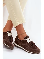 Kožené tenisky Vinceza Dámské 86427 Čokoládové